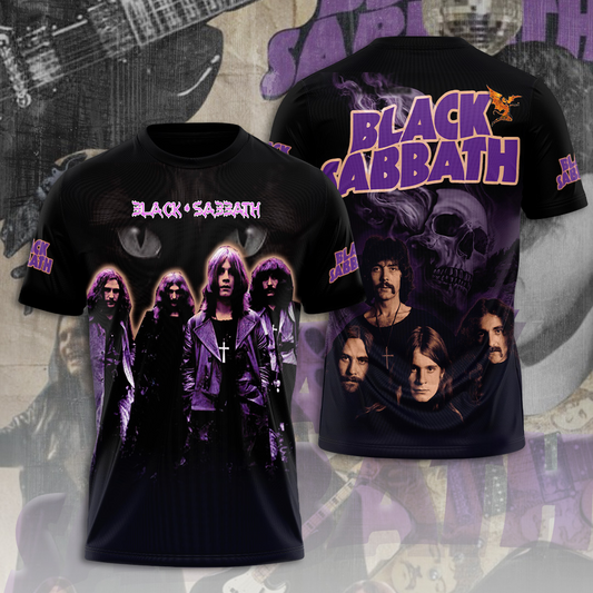 NEW PREMIUM BLACK SABBATH 3D UNISEX T-SHIRT & HOODIE