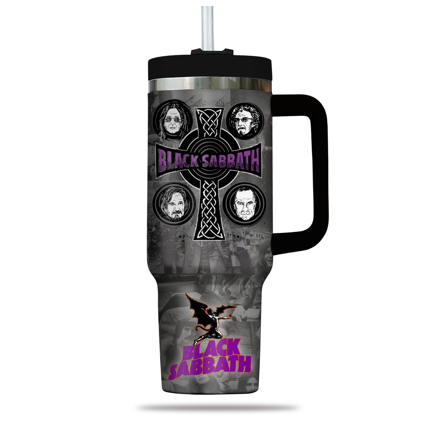 NEW PREMIUM BLACK SABBATH 40 OZ TUMBLER PERFECT GIFT FOR FAN