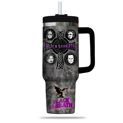 NEW PREMIUM BLACK SABBATH 40 OZ TUMBLER PERFECT GIFT FOR FAN