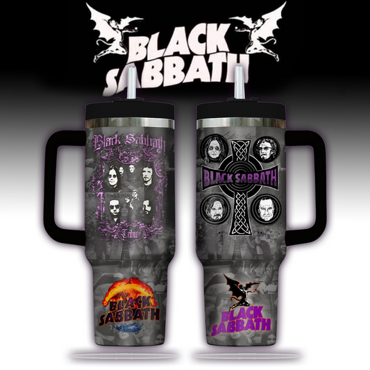 NEW PREMIUM BLACK SABBATH 40 OZ TUMBLER PERFECT GIFT FOR FAN