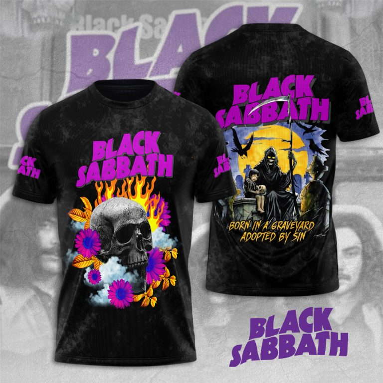 NEW PREMIUM BLACK SABBATH 3D UNISEX T-SHIRT & HOODIE