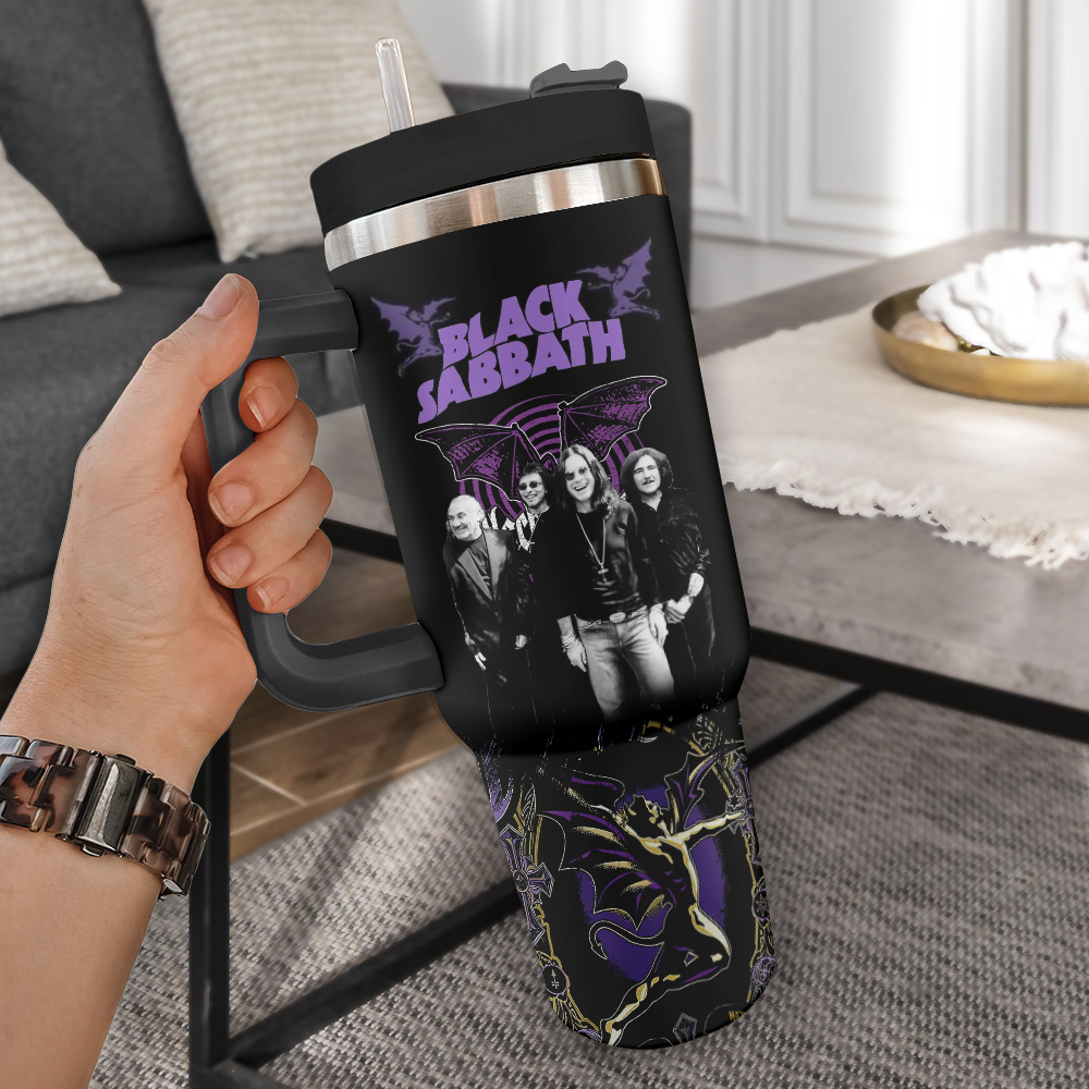 NEW PREMIUM BLACK SABBATH 40 OZ TUMBLER PERFECT GIFT FOR FAN