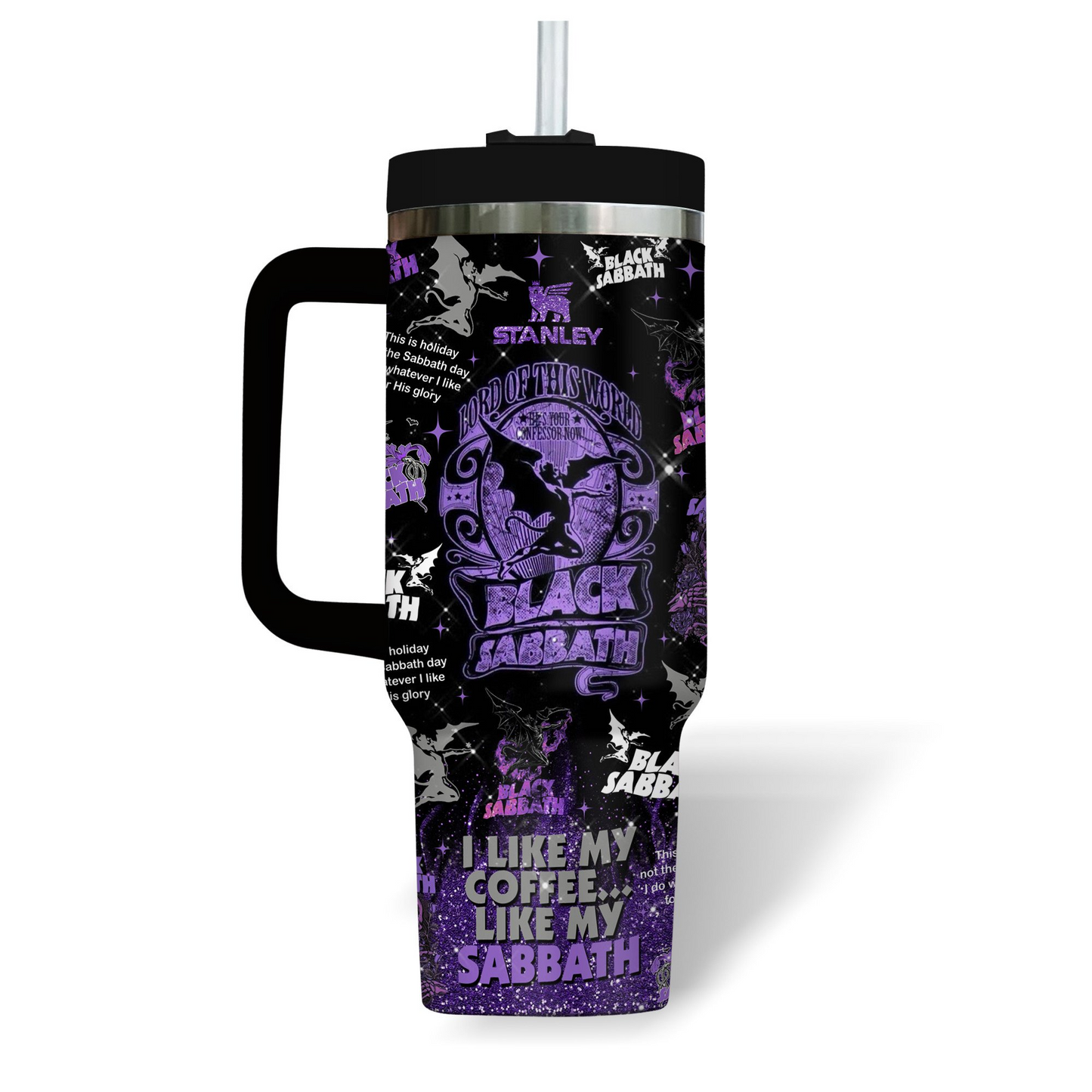 NEW PREMIUM BLACK SABBATH 40 OZ TUMBLER PERFECT GIFT FOR FAN