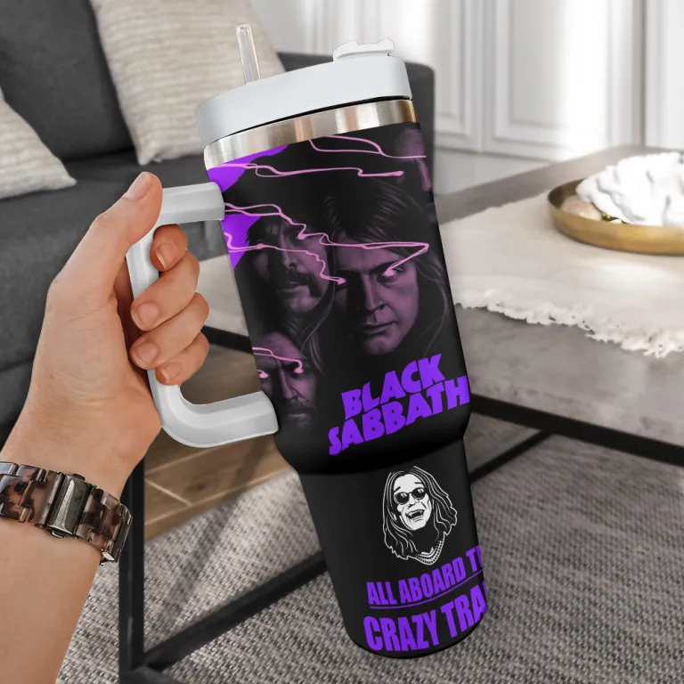 NEW PREMIUM BLACK SABBATH 40 OZ TUMBLER PERFECT GIFT FOR FAN