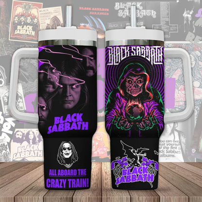 NEW PREMIUM BLACK SABBATH 40 OZ TUMBLER PERFECT GIFT FOR FAN