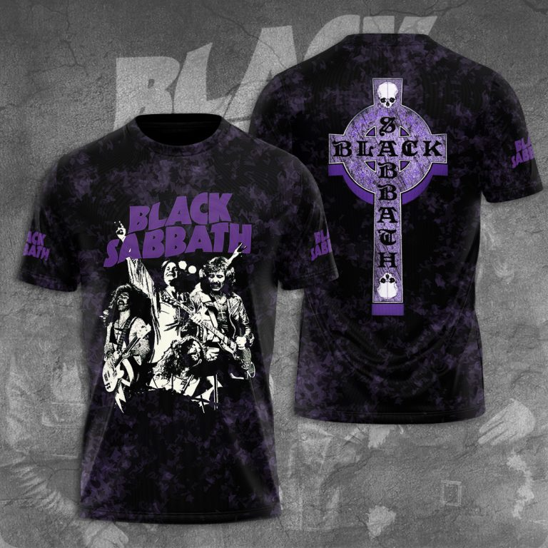 NEW PREMIUM BLACK SABBATH 3D UNISEX T-SHIRT & HOODIE