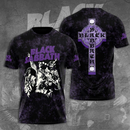 NEW PREMIUM BLACK SABBATH 3D UNISEX T-SHIRT & HOODIE