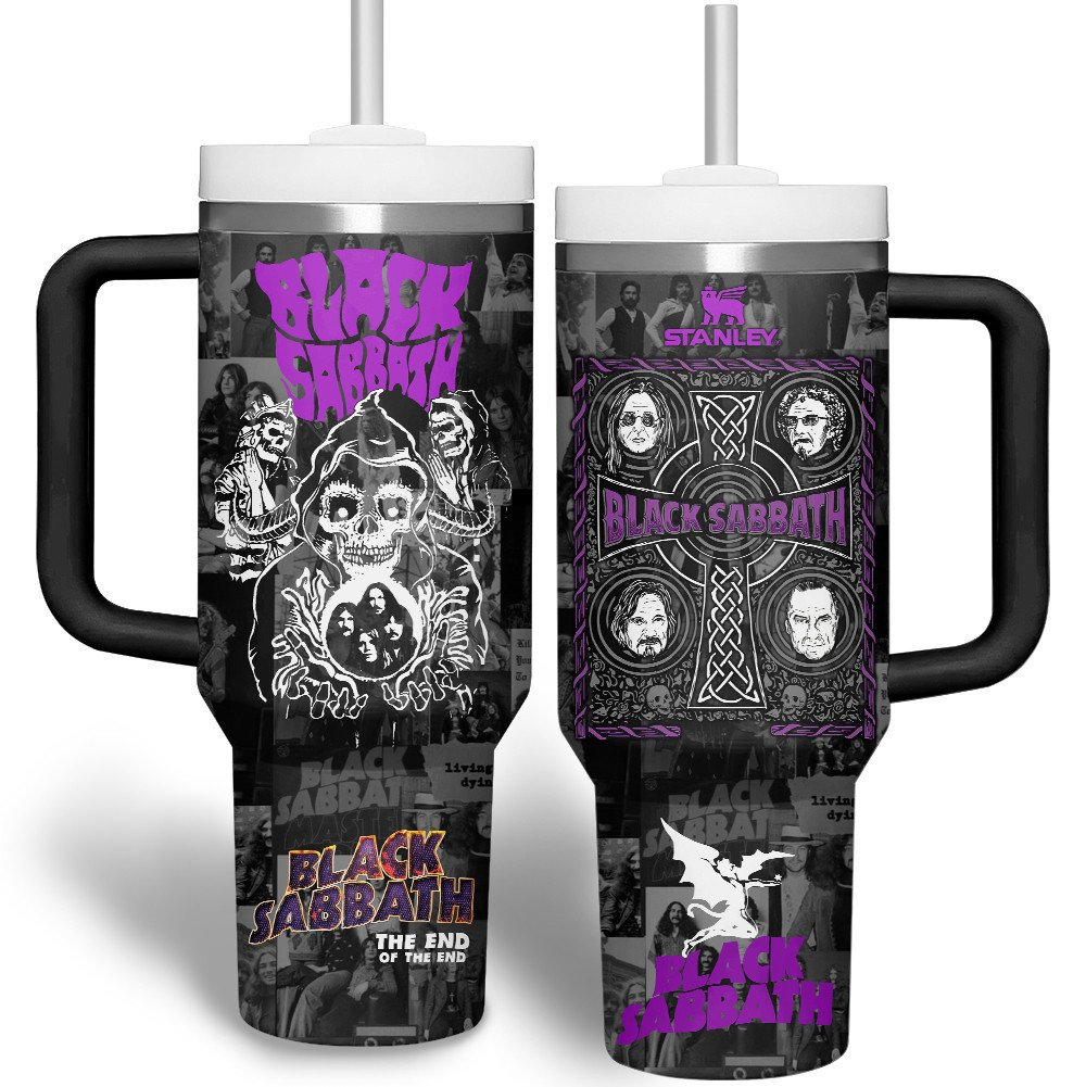 NEW PREMIUM BLACK SABBATH 40 OZ TUMBLER PERFECT GIFT FOR FAN