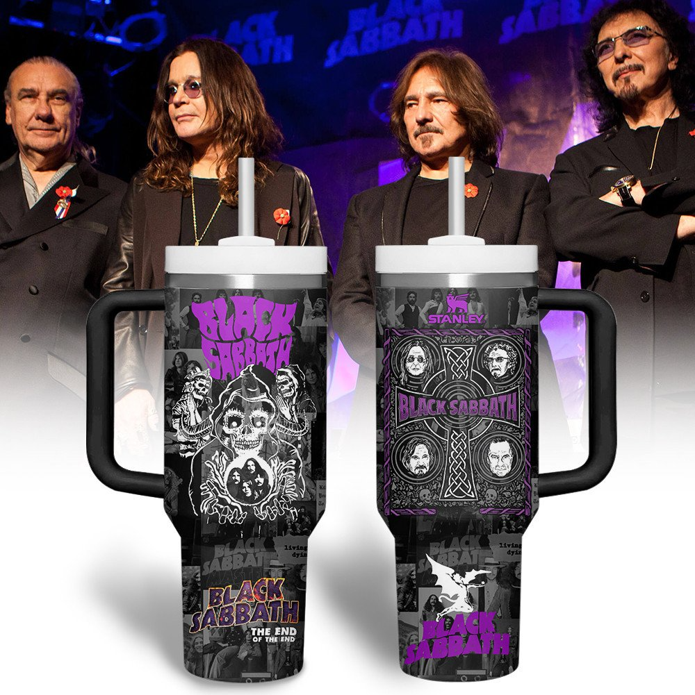 NEW PREMIUM BLACK SABBATH 40 OZ TUMBLER PERFECT GIFT FOR FAN