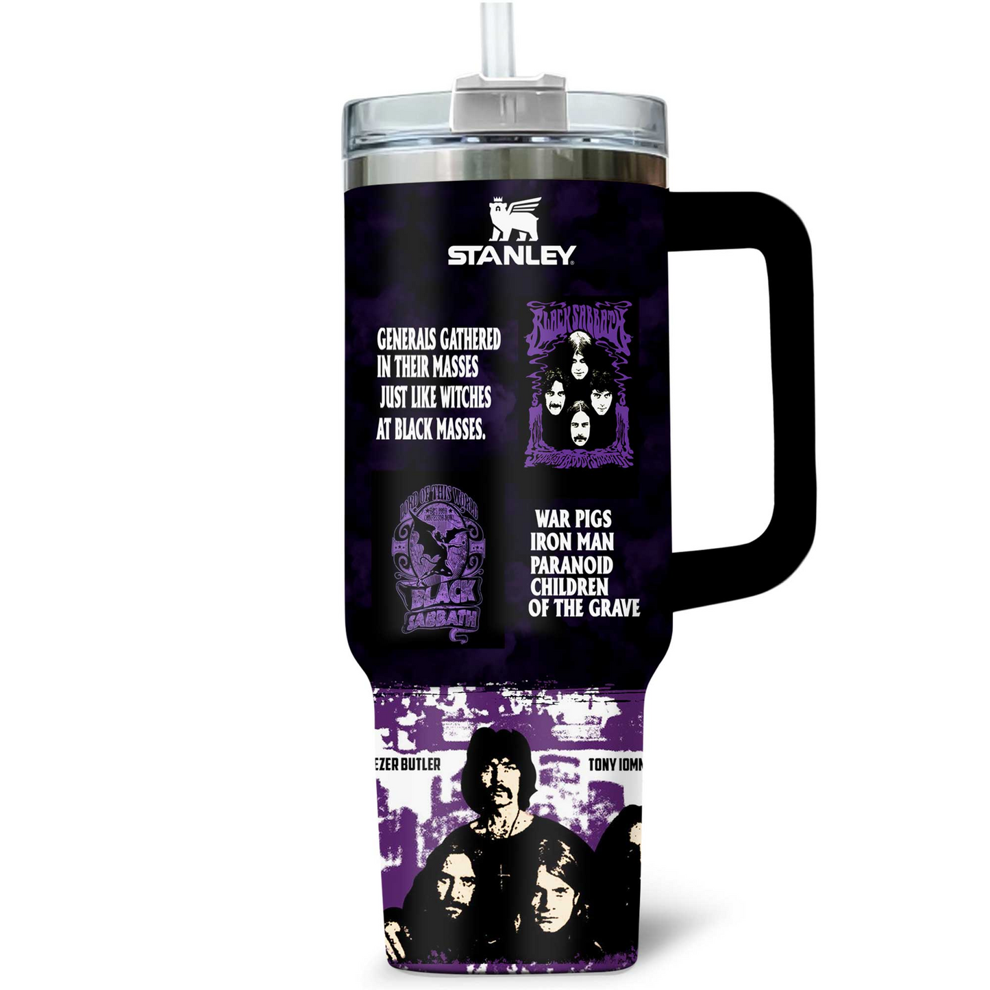 NEW PREMIUM BLACK SABBATH 40 OZ TUMBLER PERFECT GIFT FOR FAN