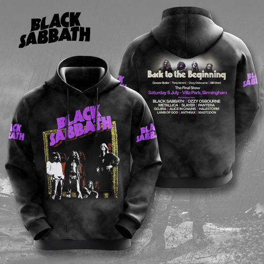 NEW PREMIUM BLACK SABBATH 3D UNISEX T-SHIRT & HOODIE