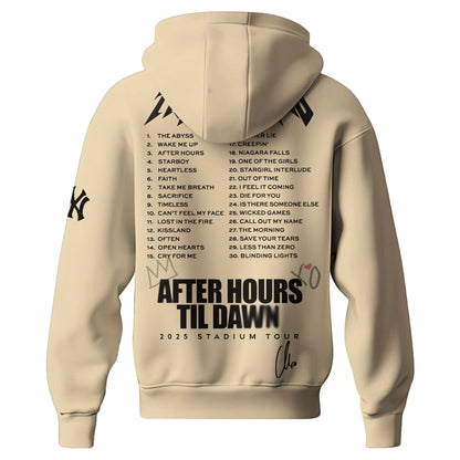 NYY x The Weeknd After Hours Til Dawn Hoodie Limited Edition (Kids & Adults)