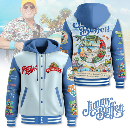 NEW PREMIUM JIMMY BUFFETT BASEBALL JACKET