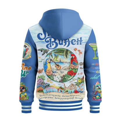 NEW PREMIUM JIMMY BUFFETT BASEBALL JACKET