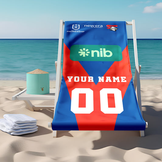 LIMITED EDITION - NEW 12 NCK PERSONALIZED BEACH TOWEL GIFT FOR FANS