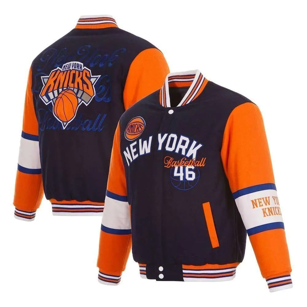 New York Knicks Baseball Jacket