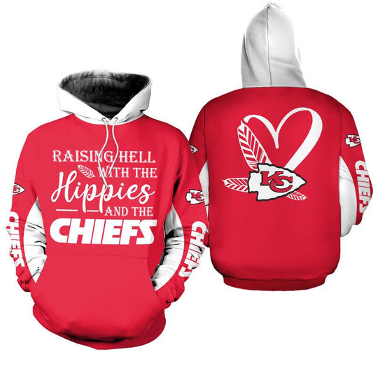LIMITED EDITION - NEW CUSTOMIZED NFL01 KCC KANSAS CITY CHIEFS  HOODIE, ZIP HOODIE, SWEATSHIRT
