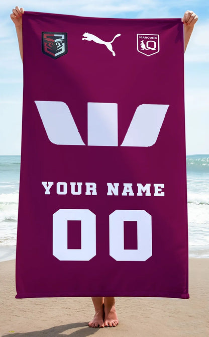 LIMITED EDITION - NEW 18 QSM PERSONALIZED BEACH TOWEL GIFT FOR FANS