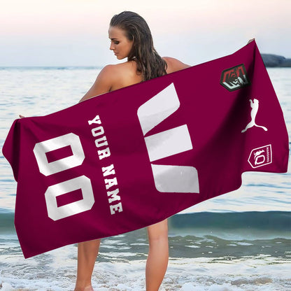 LIMITED EDITION - NEW 18 QSM PERSONALIZED BEACH TOWEL GIFT FOR FANS