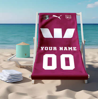 LIMITED EDITION - NEW 18 QSM PERSONALIZED BEACH TOWEL GIFT FOR FANS