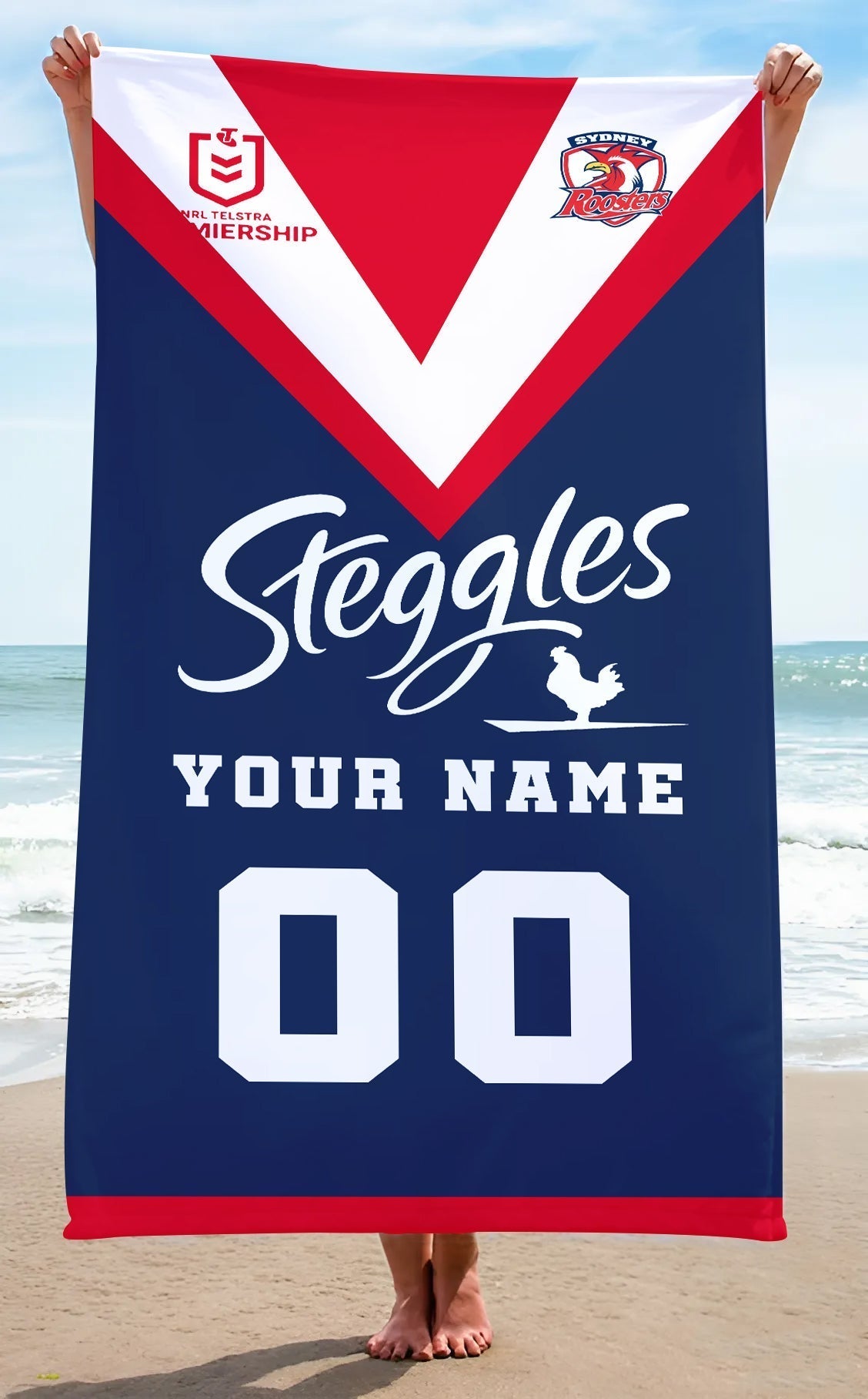 LIMITED EDITION - NEW 15 SRT PERSONALIZED BEACH TOWEL GIFT FOR FANS