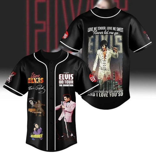 New Premium Elvis Presley Baseball Jersey - EVPLCAO20