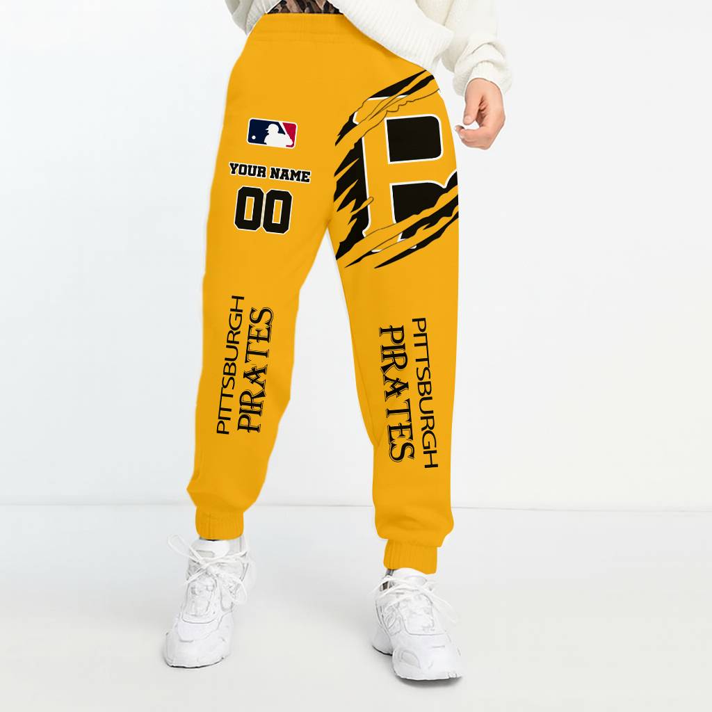LIMITED EDITION - NEW CUSTOMIZED MLB29 PHP PITTSBURGH PIRATES UNISEX LONG PANTS