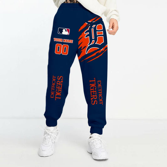 LIMITED EDITION - NEW CUSTOMIZED MLB16 DTS DETROIT TIGERS UNISEX LONG PANTS