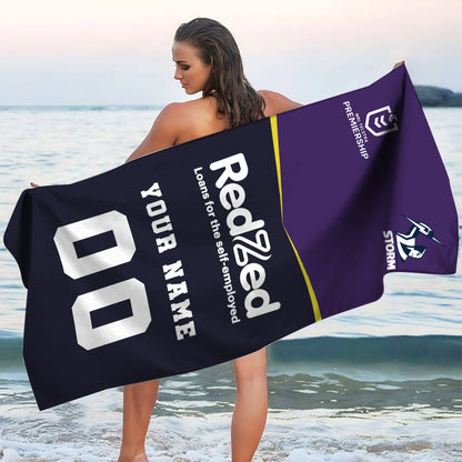 LIMITED EDITION - NEW 10 MBS PERSONALIZED BEACH TOWEL GIFT FOR FANS
