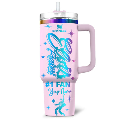 New Premium Elvis Presley 40OZ Tumbler With Handle - EVPLCAO58