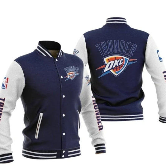 Oklahoma City Thunder Baseball Jacket