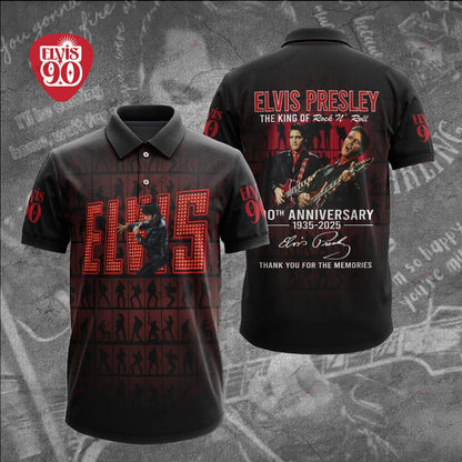 New Premium Elvis Presley Polo Shirt - EVPLCA140