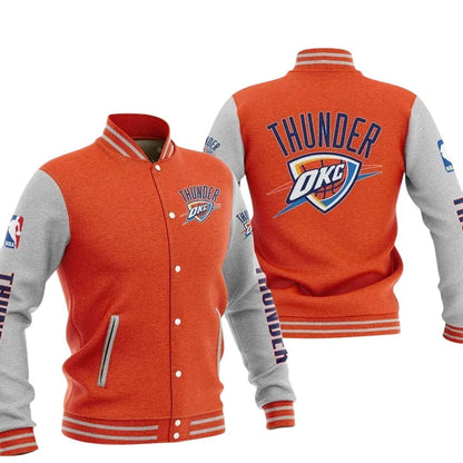 Oklahoma City Thunder Baseball Jacket