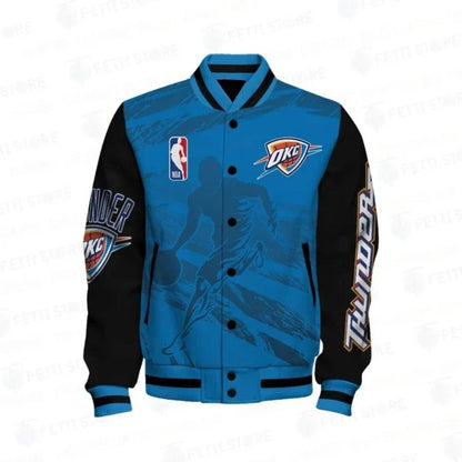 Oklahoma City Thunder Baseball Jacket