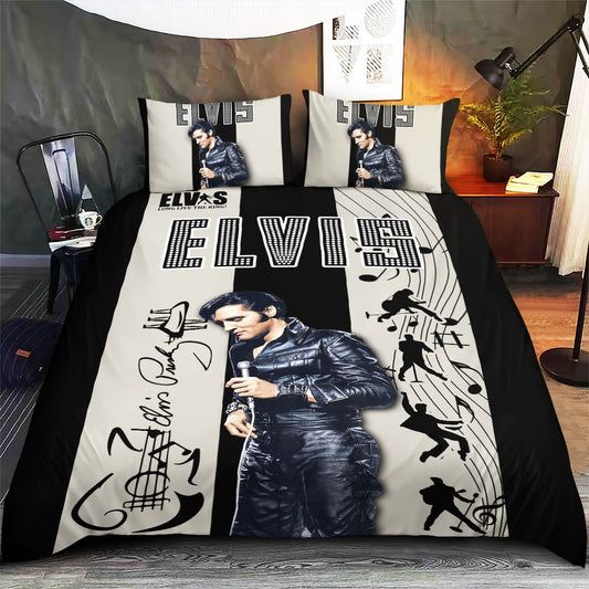 New Premium Elvis Presley Bedding Set - EVPLCAO02
