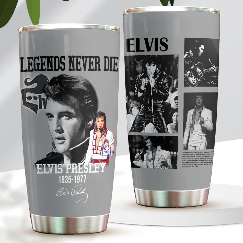 New Premium Elvis Presley Tumbler - EVPLCAO13