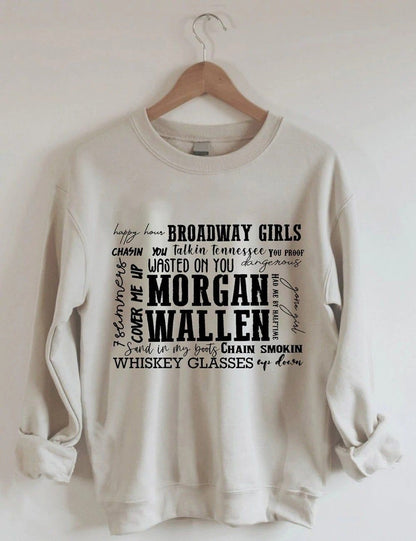 Retro Morgan Wallen Tour Sweatshirt