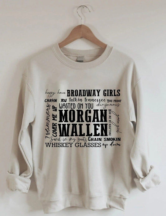 Retro Morgan Wallen Tour Sweatshirt