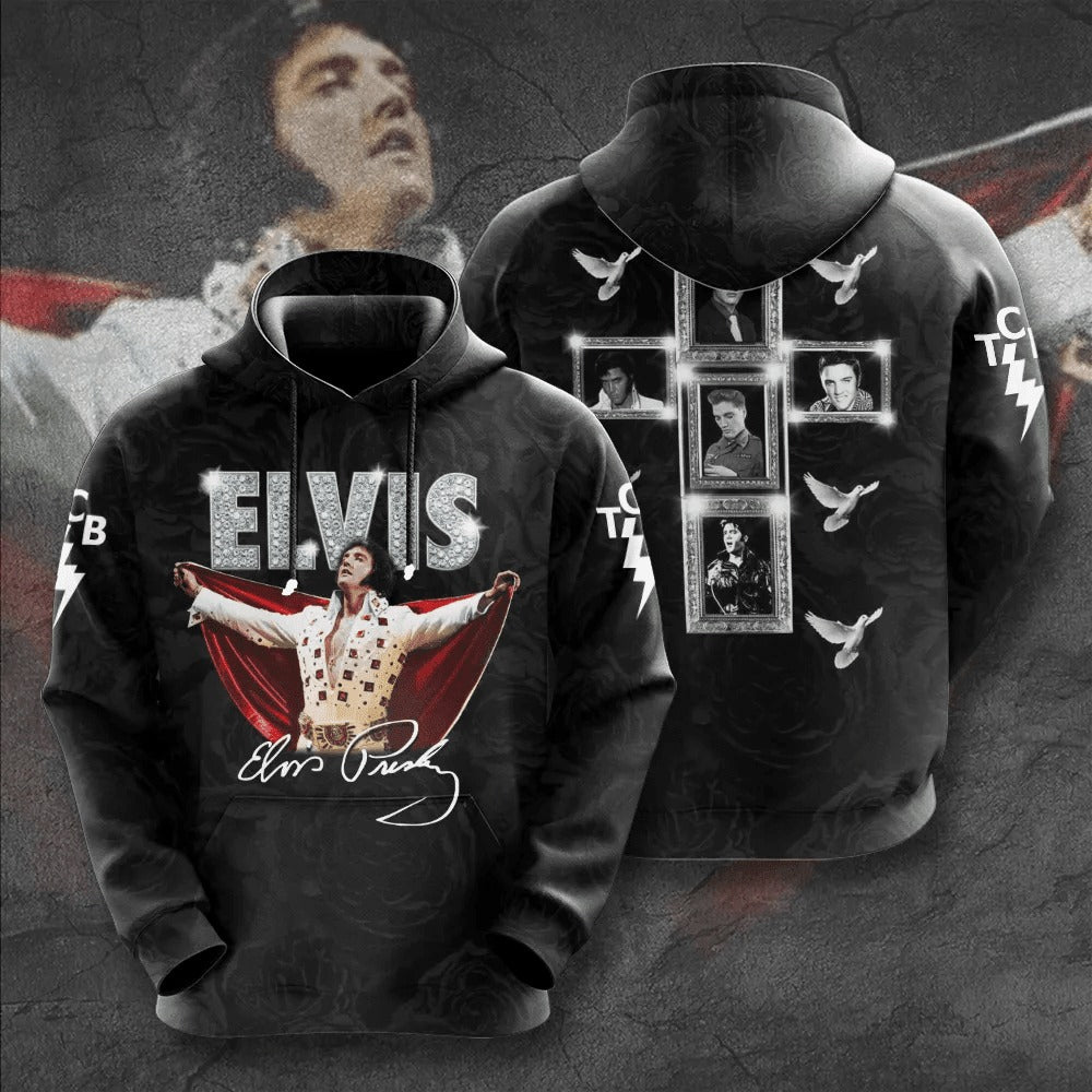 New Premium Elvis Presley Unisex T-shirt & Hoodie - EVPLCAO23