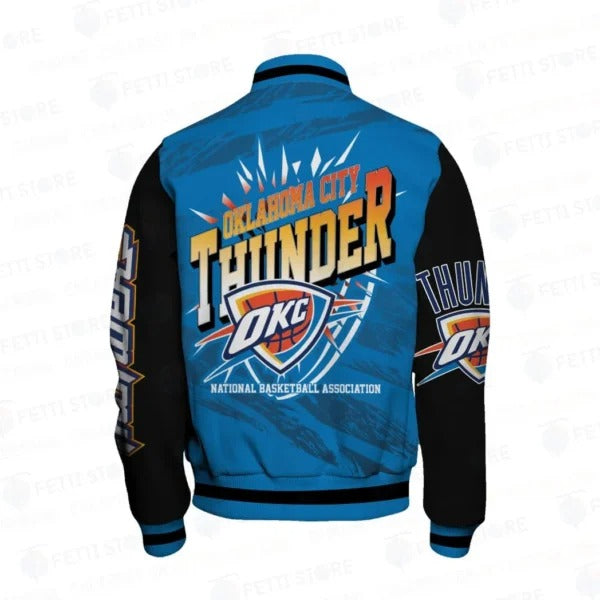 Oklahoma City Thunder Baseball Jacket