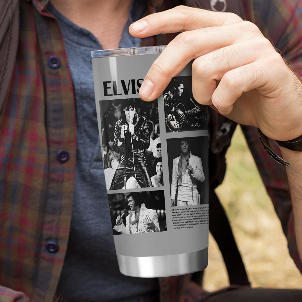 New Premium Elvis Presley Tumbler - EVPLCAO13