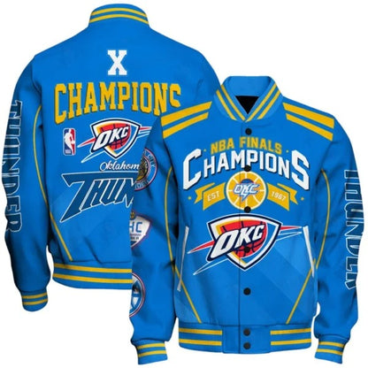 Oklahoma City Thunder Baseball Jacket