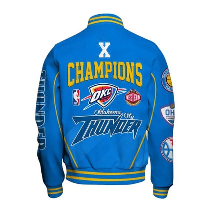 Oklahoma City Thunder Baseball Jacket