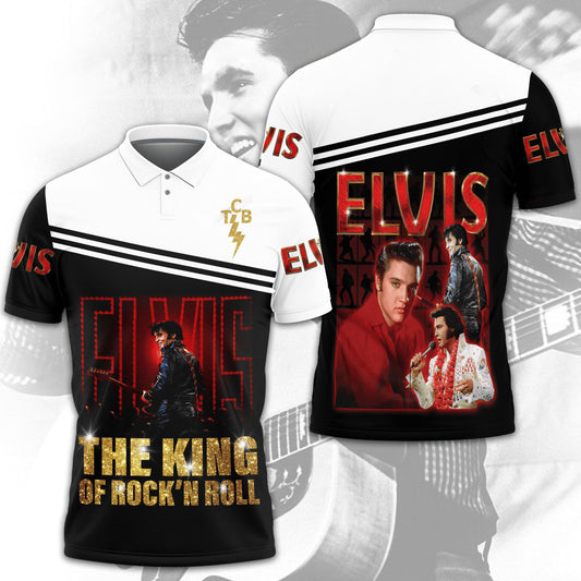 New Premium Elvis Presley Polo Shirt - EVPLCA141