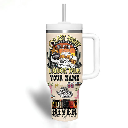 Morgan Wallen Premium 40OZ Tumbler With Handle