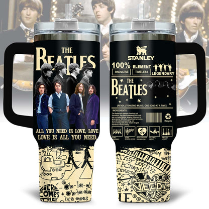 NEW PREMIUM THE BEATLES 40OZ TUMBLER