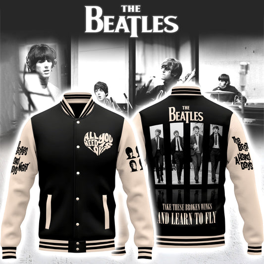 NEW PREMIUM THE BEATLES BASEBALL JACKET