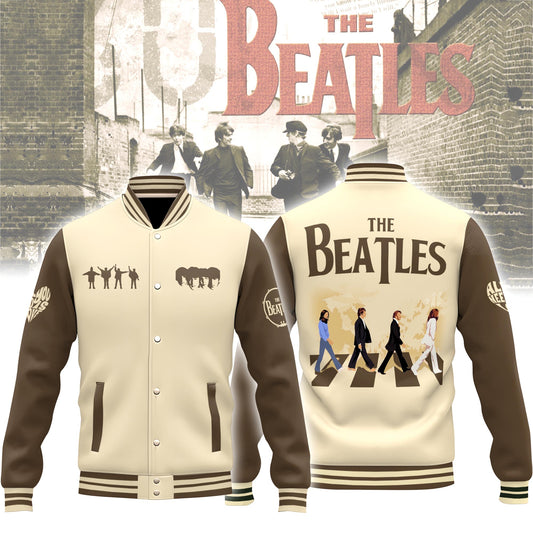 NEW PREMIUM THE BEATLES BASEBALL JACKET