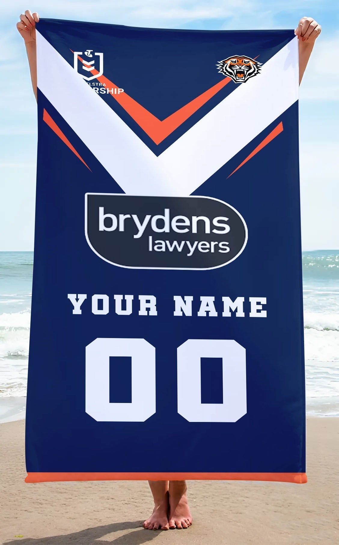 LIMITED EDITION - NEW 16 WTG PERSONALIZED BEACH TOWEL GIFT FOR FANS