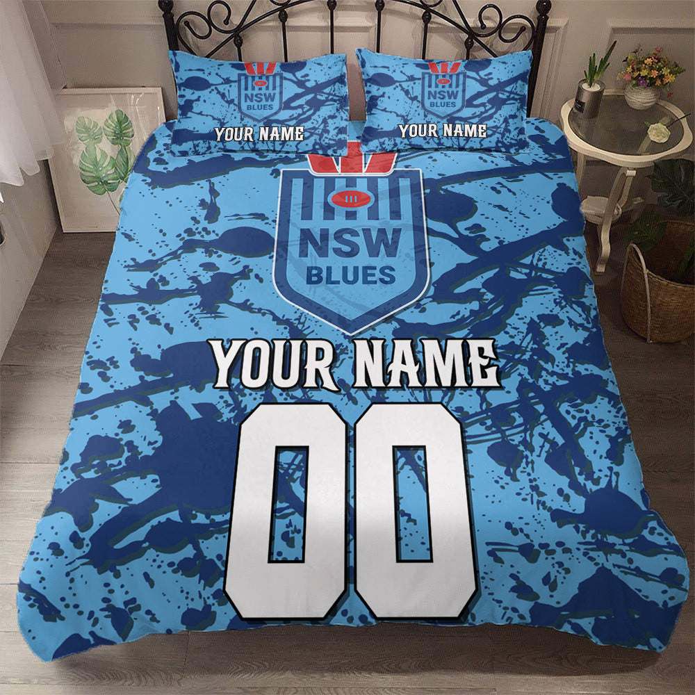 LIMITED EDITION - NEW 19 NSW CUSTOMIZED BEDDING SET FOR FANS